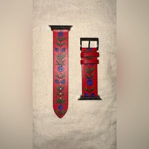 NEW Tory Burch Band for Apple Watch Multi-Color Leather, 38MM - 40 MM